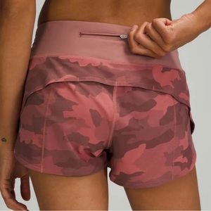 Lululemon Speed Up Mid-Rise Lined Short 4"